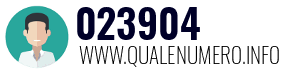 Numero di telefono 023904 023904