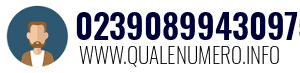 Numero di telefono 02390899430975 02390899430975