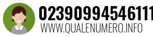 Numero di telefono 02390994546111 02390994546111