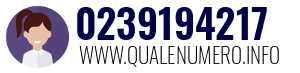 Numero di telefono 0239194217 0239194217
