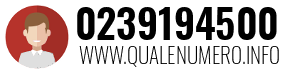 Numero di telefono 0239194500 0239194500