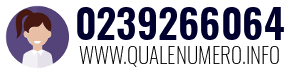Numero di telefono 0239266064 0239266064