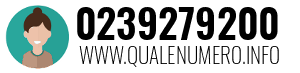 Numero di telefono 0239279200 0239279200