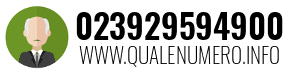 Numero di telefono 023929594900 023929594900