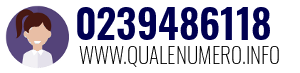 Numero di telefono 0239486118 0239486118