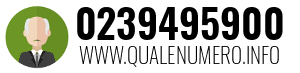 Numero di telefono 0239495900 0239495900
