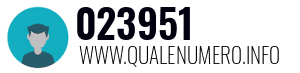 Numero di telefono 023951 023951