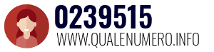 Numero di telefono 0239515 0239515