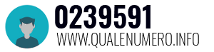 Numero di telefono 0239591 0239591