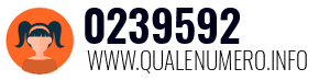 Numero di telefono 0239592 0239592