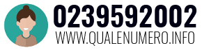 Numero di telefono 0239592002 0239592002
