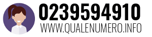 Numero di telefono 0239594910 0239594910