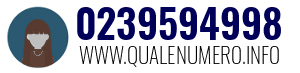 Numero di telefono 0239594998 0239594998