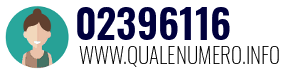 Numero di telefono 02396116 02396116