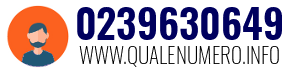 Numero di telefono 0239630649 0239630649