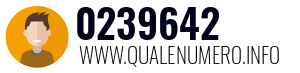 Numero di telefono 0239642 0239642