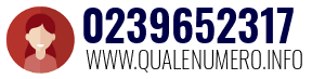 Numero di telefono 0239652317 0239652317