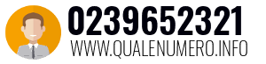 Numero di telefono 0239652321 0239652321