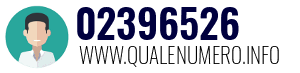 Numero di telefono 02396526 02396526