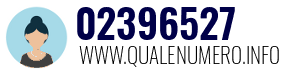 Numero di telefono 02396527 02396527