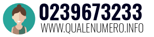 Numero di telefono 0239673233 0239673233