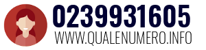 Numero di telefono 0239931605 0239931605