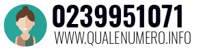 Numero di telefono 0239951071 0239951071