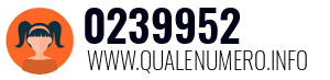 Numero di telefono 0239952 0239952