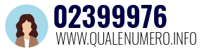 Numero di telefono 02399976 02399976