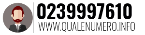 Numero di telefono 0239997610 0239997610