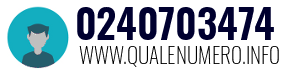 Numero di telefono 0240703474 0240703474