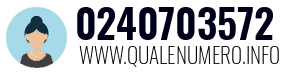 Numero di telefono 0240703572 0240703572