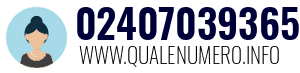 Numero di telefono 02407039365 02407039365