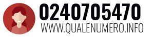 Numero di telefono 0240705470 0240705470