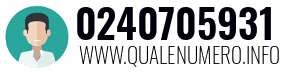 Numero di telefono 0240705931 0240705931