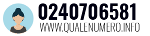Numero di telefono 0240706581 0240706581