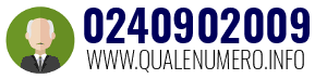 Numero di telefono 0240902009 0240902009