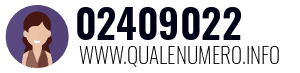 Numero di telefono 02409022 02409022