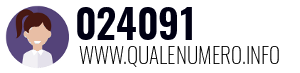 Numero di telefono 024091 024091