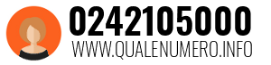 Numero di telefono 0242105000 0242105000