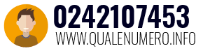 Numero di telefono 0242107453 0242107453