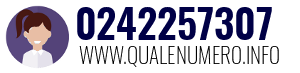 Numero di telefono 0242257307 0242257307