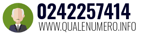 Numero di telefono 0242257414 0242257414