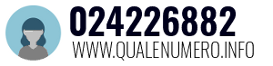 Numero di telefono 024226882 024226882