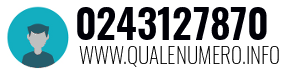 Numero di telefono 0243127870 0243127870