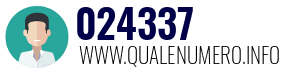 Numero di telefono 024337 024337