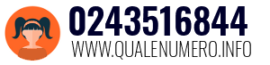 Numero di telefono 0243516844 0243516844