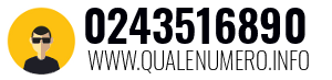 Numero di telefono 0243516890 0243516890