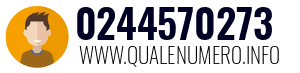Numero di telefono 0244570273 0244570273