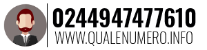 Numero di telefono 0244947477610 0244947477610
